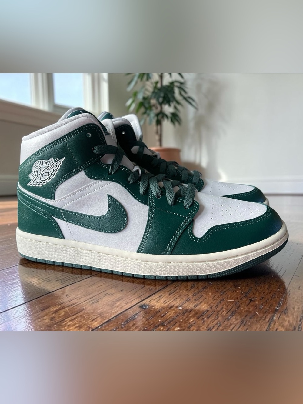 Nike Air Jordan 1 Mid 'Oxidized Green'  Size 9.5 Men/ Size 11 Women NEW
